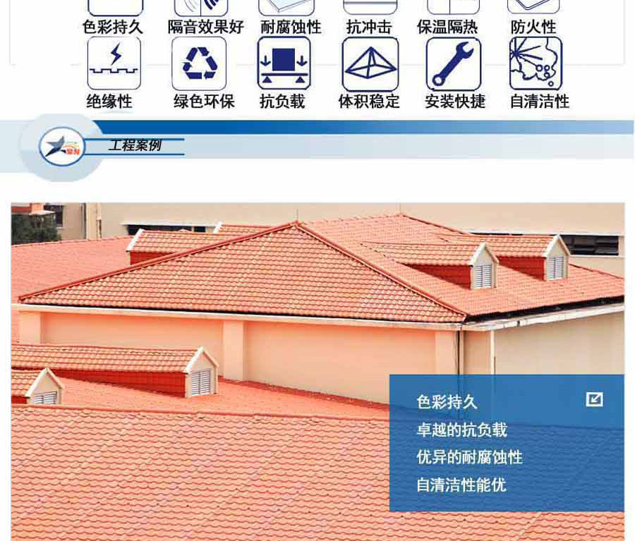 南昌合成樹脂瓦與彩鋼瓦在建筑應用中優(yōu)劣